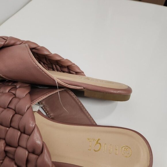 New Rouge Helium Crossover Braided sandals in mauve - Size 8.5 - Picture 7 of 8